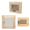 Fenster für Saunen