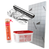 Saunabaumaterialien