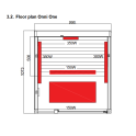 Infrarotkabine – HARVIA Onyx One - 4