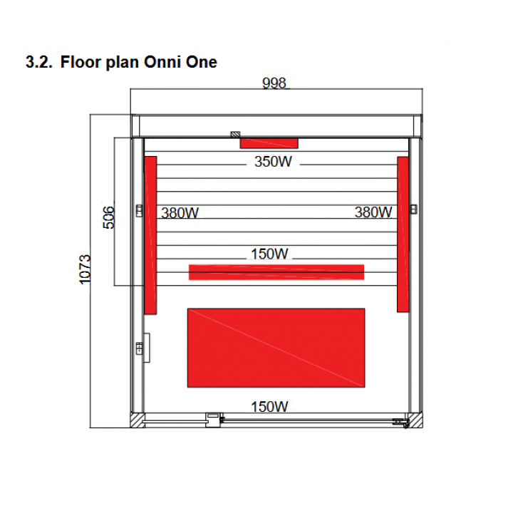 Infrarotkabine – HARVIA Onyx One