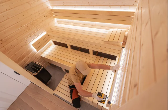 Sauna-Installation