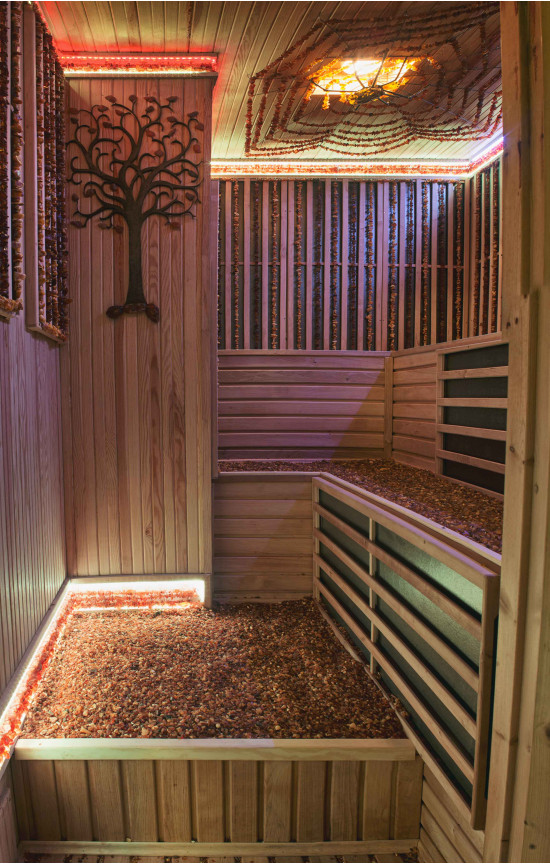 Infrarotsauna mit Bernsteintherapie - Infrarot-Saunen