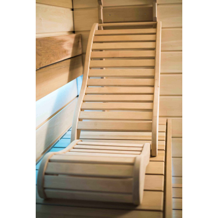 Relaxation bunk for sauna