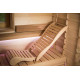 Relaxation bunk for sauna