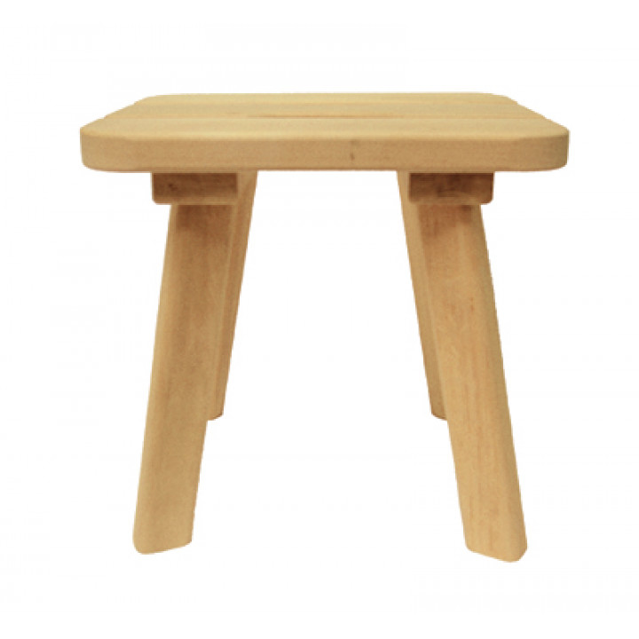 Hocker aus Erle, S 320 x 300 x 310 mm