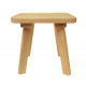 Hocker aus Erle, S 320 x 300 x 310 mm