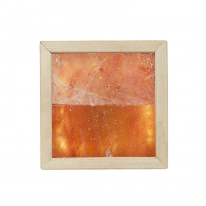 Himalaya-Salz-LED-RGB-Leuchte, Abachi-Holz