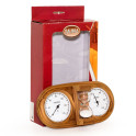 SAUNIA 3-in-1 Thermo-Hygrometer mit Sanduhr 591L - 2