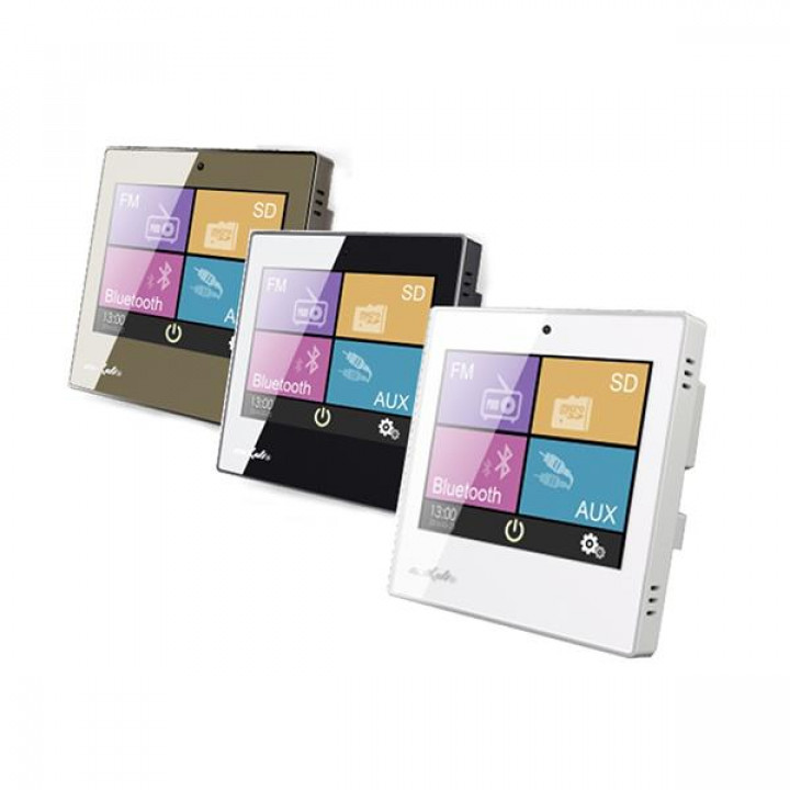 Smart Home on Wall Musikverstärker DSPPA DM837. Schwarz