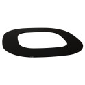 Einbettungsflansch - HELO Himalaya, Schwarzglas - 0