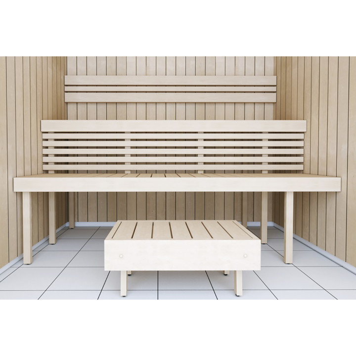 Modulare Saunabank STANDART, Aspen