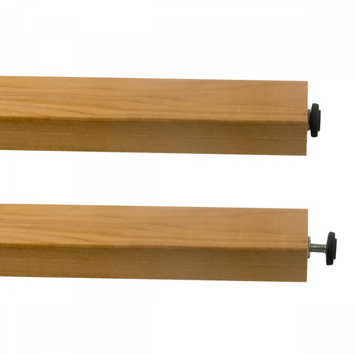 Beine für modulare Saunabänke, 600 mm, wärmebehandeltes Espenholz