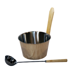 SAUNIA Edelstahl-Set 4 l  SAUNIA Edelstahl-Set 4 l