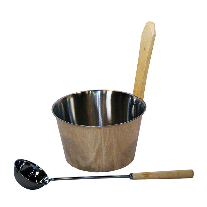 SAUNIA Edelstahl-Set 4 l