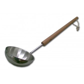 SAUNIA Schöpfkelle aus Edelstahl, 65 cm