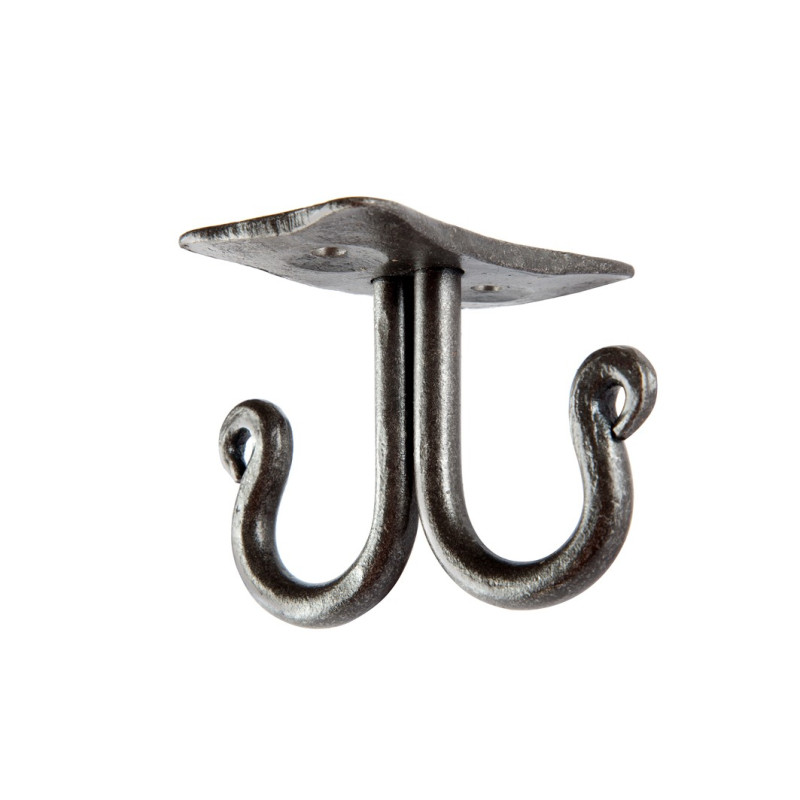 Handtuchhalter unter dem Regal, zwei Haken