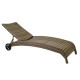 Chaislongue Wicker, Cappuccino