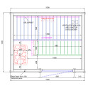 Saunakabine, 150x120cm - 2