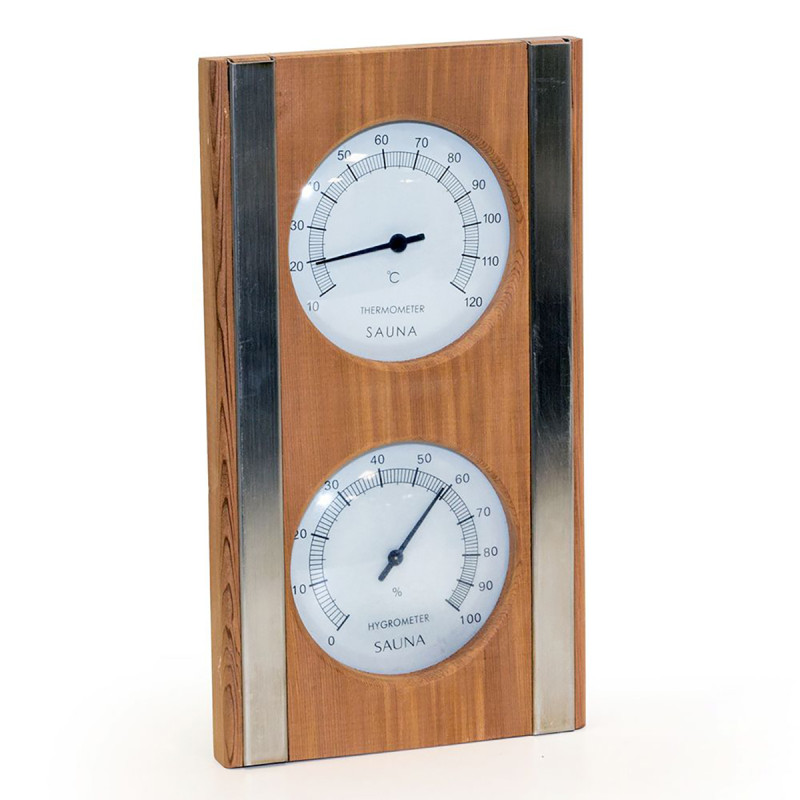 SAUFLEX Thermo-Hygrometer, Zeder, Farbe weiß