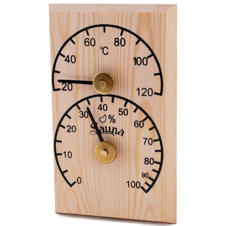 SAWO vertikales Thermo-Hygrometer 106-THB, Kiefer