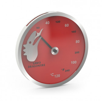 SAWO Thermometer - Drachenfeuer, rot