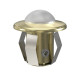 CARIITTI CR-05 Kristalle für LED-Beleuchtung, Gold, Satin