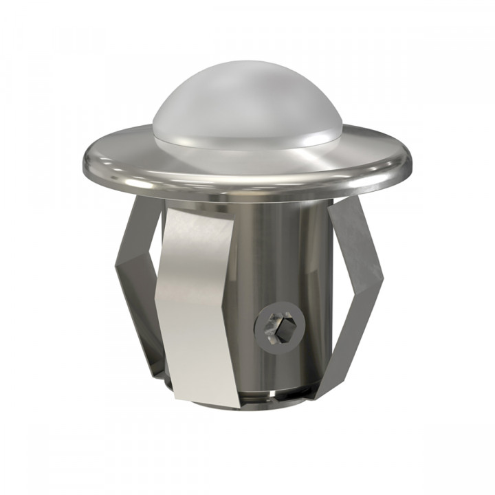 CARIITTI CR-05 Kristalle für LED-Beleuchtung, Chrom, Satin