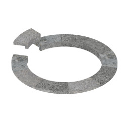 Einbettungsflansch - für SAWOTEC Tower Rundheizer 