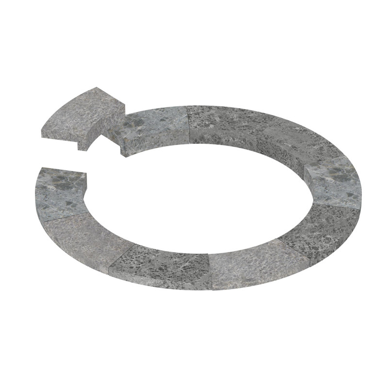 Einbettungsflansch - für SAWOTEC Tower Rundheizer