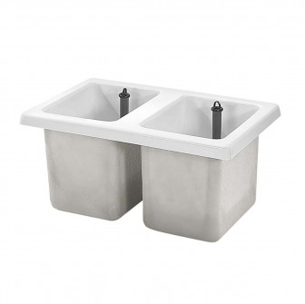 SAUFLEX Fußbad 800 x 500 x 390 mm