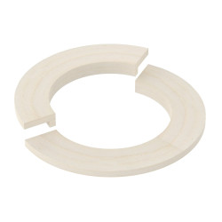 Einbettflansch - für SAWOTEC Tower Rundheizer, Holz 