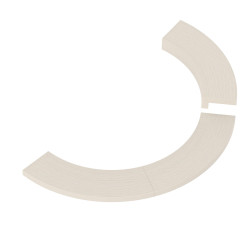 Einbettflansch - für SAWOTEC Tower Wandheizung, Holz  Einbettflansch - für SAWOTEC Tower Wandheizung, Holz