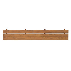 Unteres Element der Saunaliege, wärmebehandeltes Kiefernholz  Unteres Element der Saunaliege, wärmebehandeltes Kiefernholz