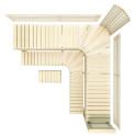 Modulare Saunabank PREMIUM, Aspen - 3