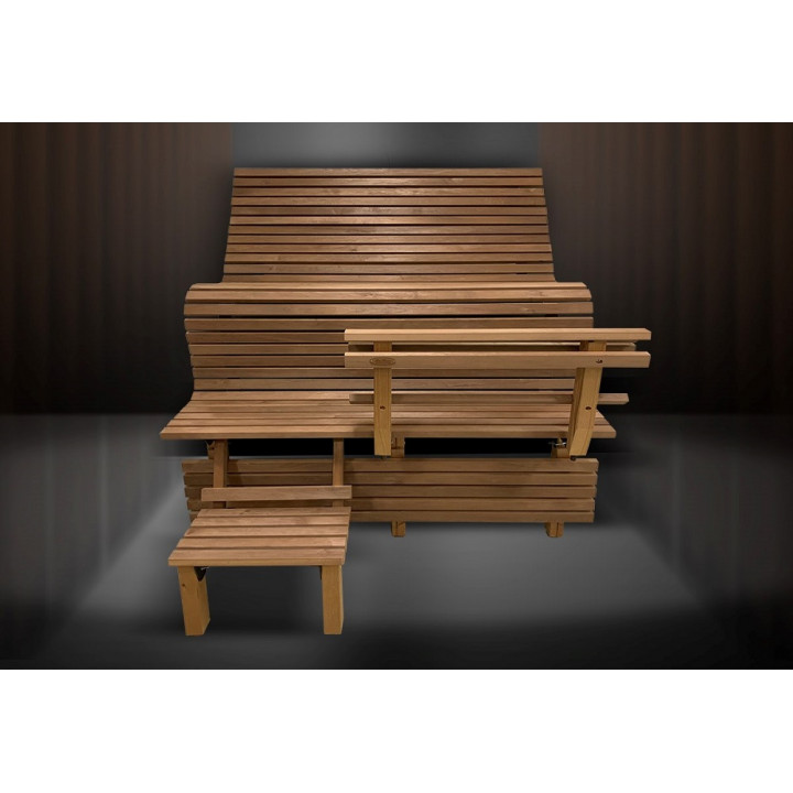 Modulare Saunaliege ERGONOMIC, Thermo-Espe