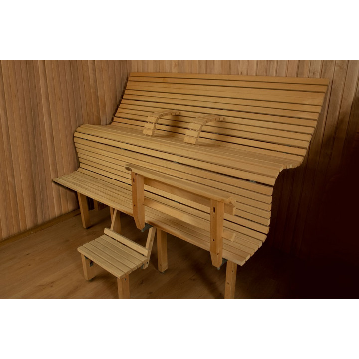 Modulare Saunaliege ERGONOMIC, Thermo-Espe