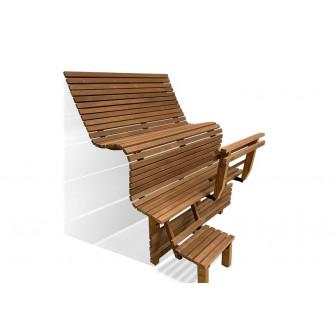 Modulare Saunaliege ERGONOMIC, Thermo-Espe