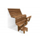 Modulare Saunaliege ERGONOMIC, Thermo-Espe