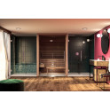 Auroom Saunakabine 150x150x205cm, mit Glas - 3