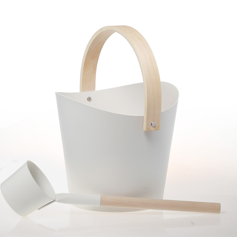 SAUFLEX Aluminium Eimer und Schöpfkelle Set