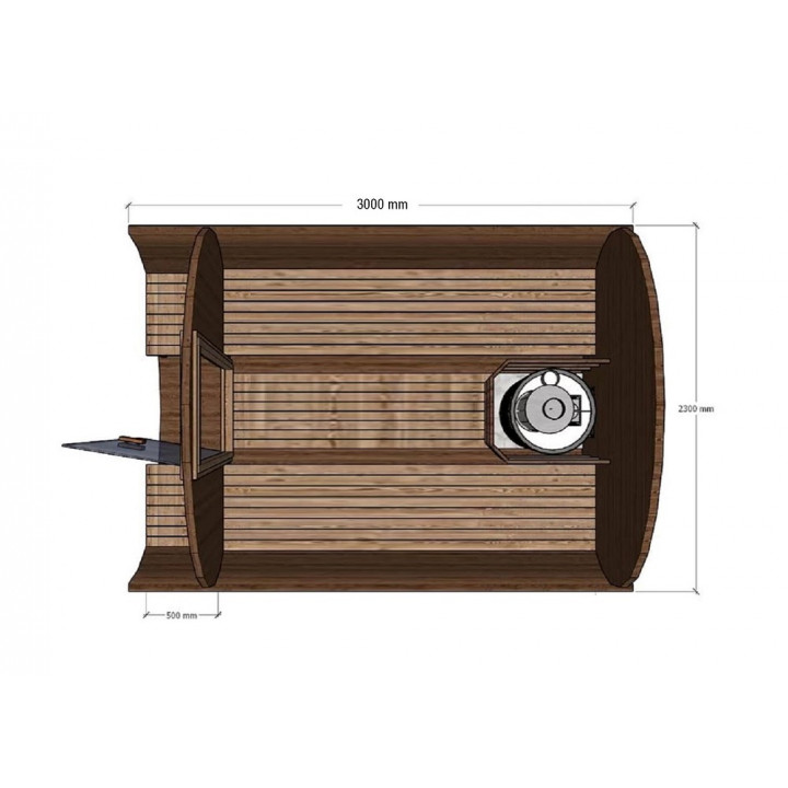 Saunahaus RT-300P