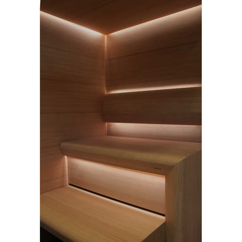 CARIITTI Sauna Linear Glass - Lichtleiter-Armatur