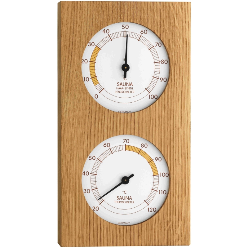 Thermometer - Hygrometer, Eiche