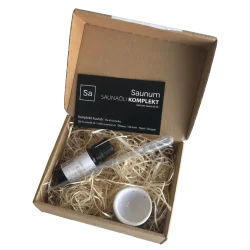 SAUNUM Set mit ätherischem Öl 