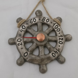 Keramik Saunathermometer - Rad 
