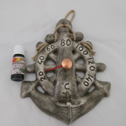 Saunathermometer aus Keramik - Anker 