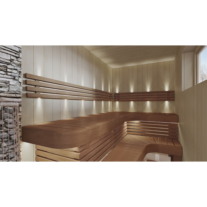 Saunaliege, Thermo-Espe, 600x1600-2400 mm