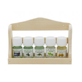 ELIGA Duftset mit Holz-Wandregal