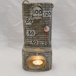 Keramik Saunathermometer - Ofen 