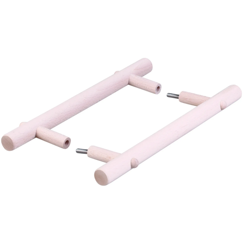 Türdrücker-Set aus Holz